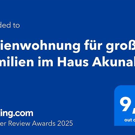 Ferienwohnung Fuer Grosse Familien Im Haus Akunak 부숨 외부 사진